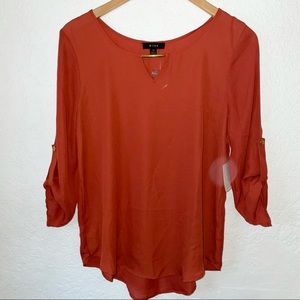 Mine Keyhole Hardware Blouse